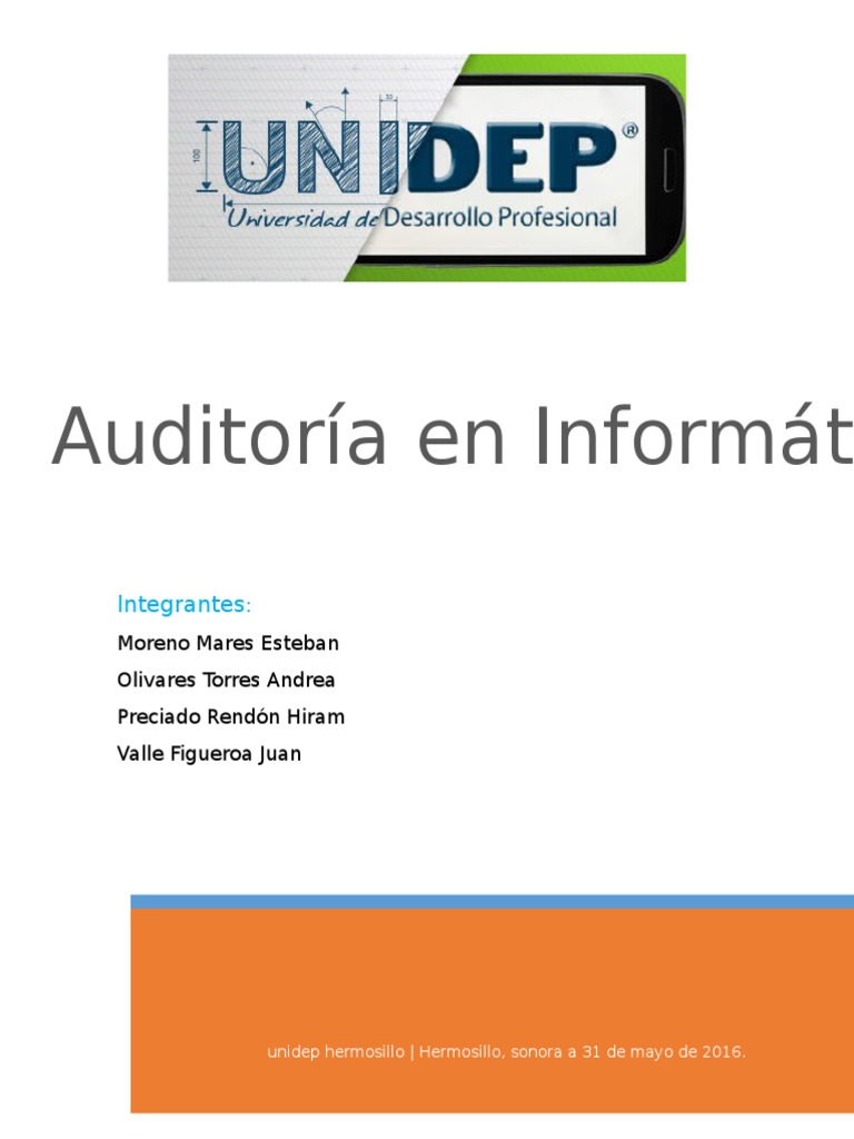Trabajo Final Auditoria Informática | PDF | Contraseña | Hardware de la ...