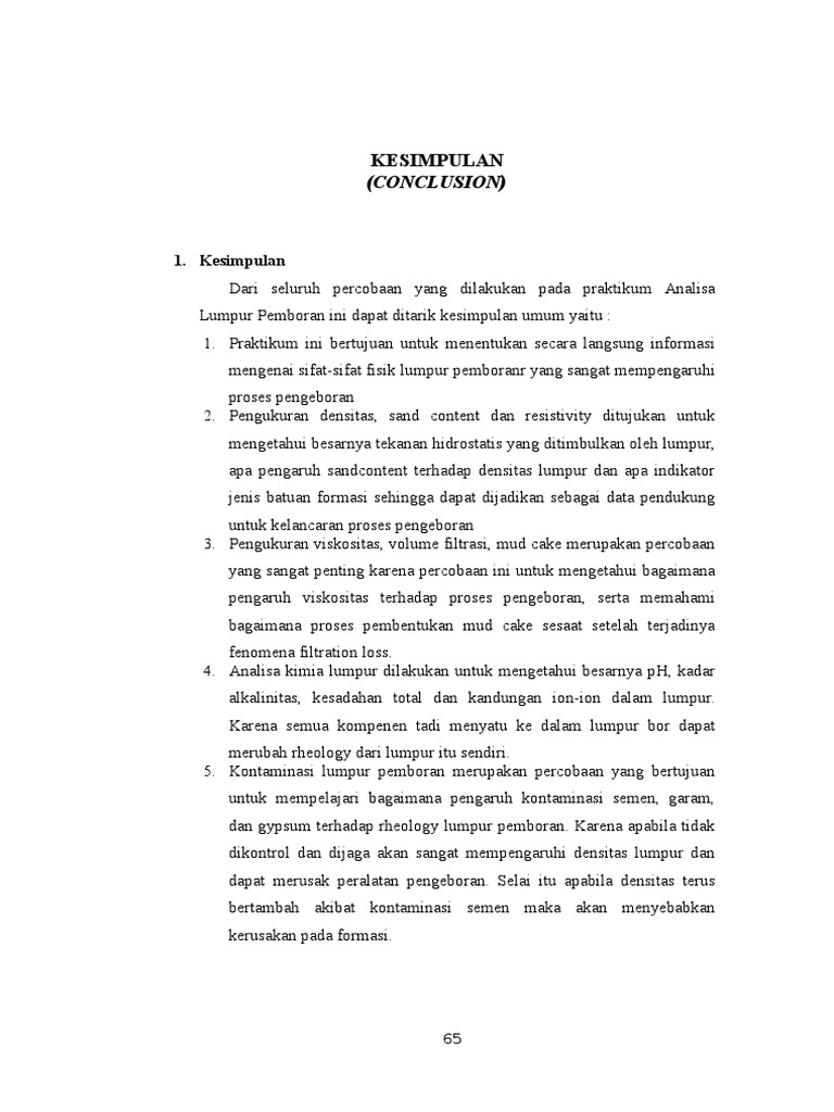 Kesimpulan Dan Saran