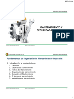 Fundamentos Del Mantenimiento