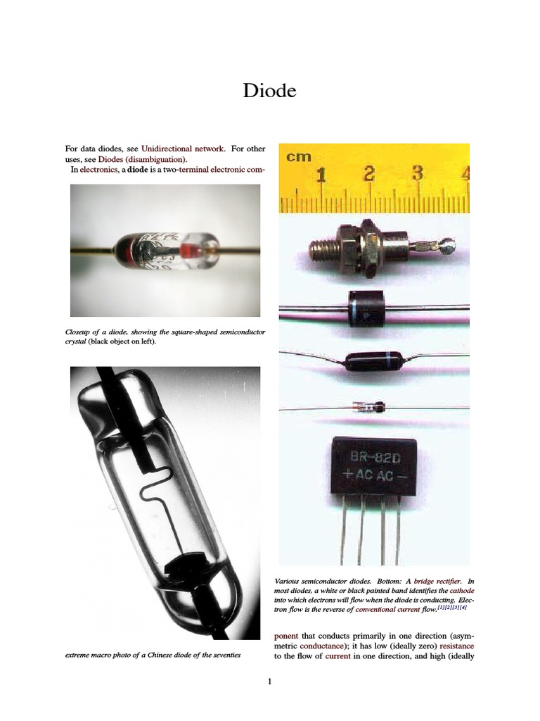 Diode | PDF | Diode | P–N Junction