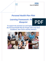Personal Health Plan Pilot - Learning Framework - Phase 1 Blueprint