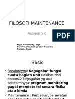 Filosofi Maintenance