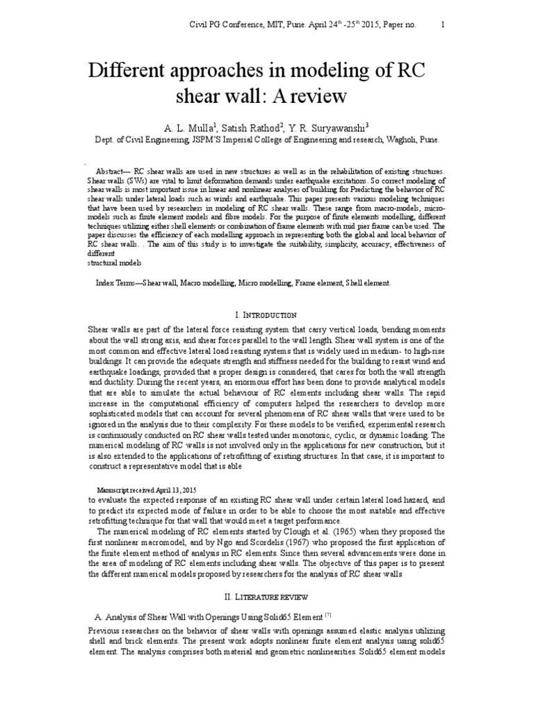 Location of shear wall in multi story building picture