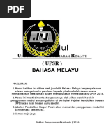 Modul Latihan Bahasa Melayu Format Baharu UPSR