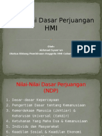 Nilai-nilai Dasar Perjuangan