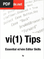 VI Tips - Essential Vi/vim Editor Skills