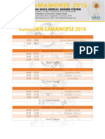 Rundown Gamamorse 2016 For Participant