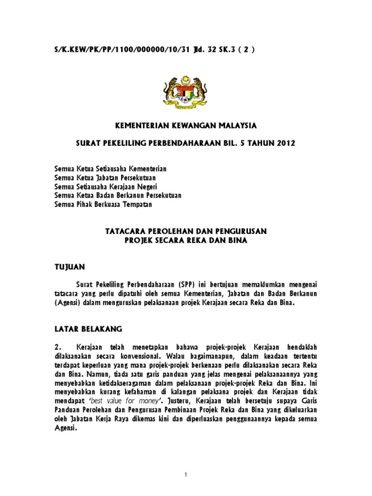 Contoh Surat Perjanjian Wang Pendahuluan