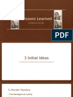 Lessons Learned Powerpoint