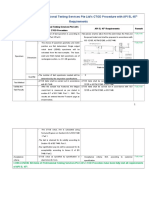 Comparison of Professional Testing Services Pte Ltd's CTOD Procedure with API 5L 45th Requirements