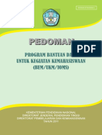 Pedoman Bantuan Dana Kegiatan Mahasiswa