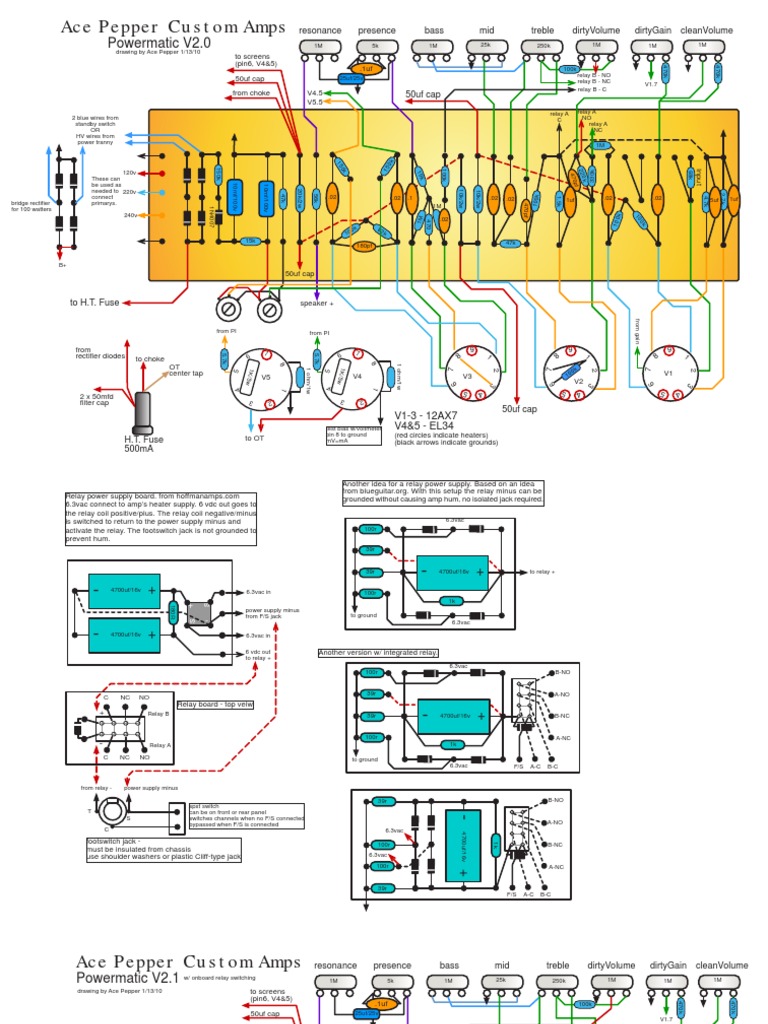 Marshall Amp Layout | PDF | Visual Cortex | Relay