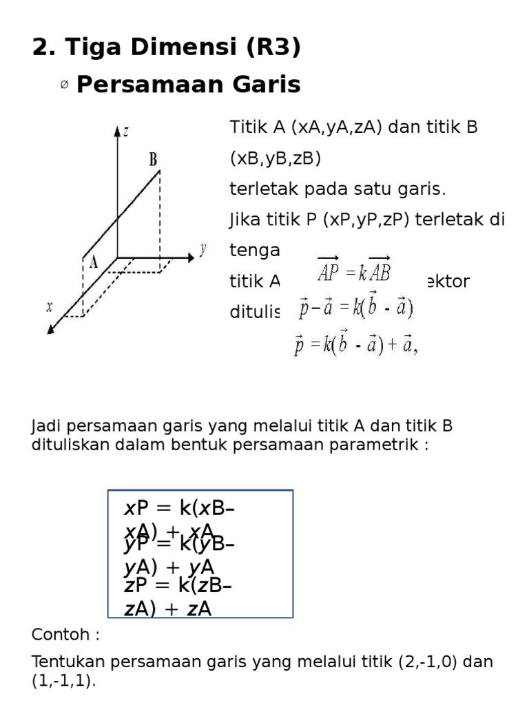 Vektor Dalam Ruang Dimensi Tiga