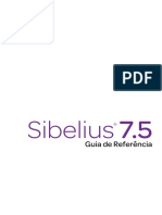 SIBELIUS 7.5-Guia de Referência