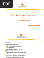 Data Warehouse Concepts & Terminology: - Vamshi Myana