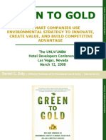 Hosptiality Attorney with Daniel Esty on Green to Gold - How Smart Companies Use Environmental Strategy to Innovate, Create Value, and Build Competitive Advantage