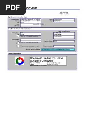CIM Invoice