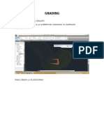 Grading en Autocad Civil 3D