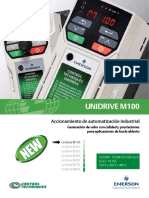 Catalogo UNIDRIVE M100 PDF