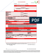 Ficha de Inscripción Actividad Formato PDF