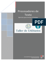 Procesadores de Textos. Ejercicios