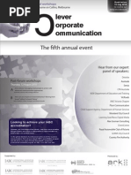 Download Clever Corporate Communication - The Fifth Annual Event by Ark Group SN31580086 doc pdf