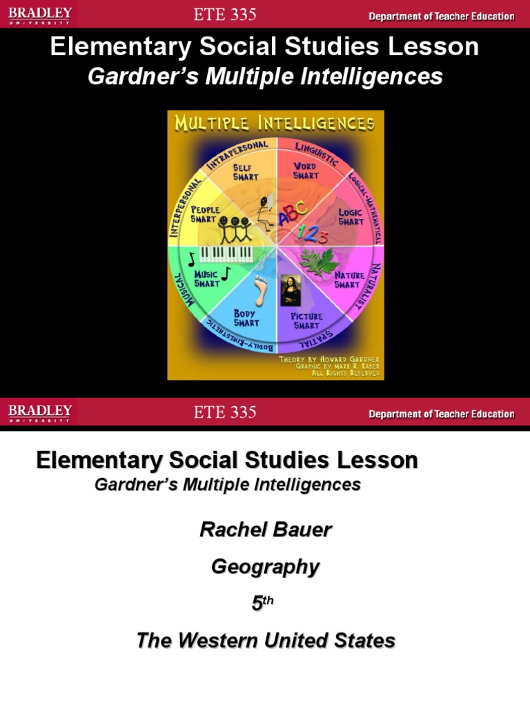 Western US Geography Lesson Plan | PDF | Intelligence | Map