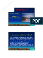 Procedimientos de Construcción Ii: ¿Qué Es Una Habilitación Urbana?