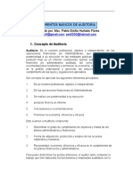 Elementos básicos de auditoría: concepto, características e importancia