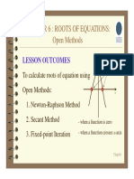 MDB3053 - Root Finding Using Open Methods