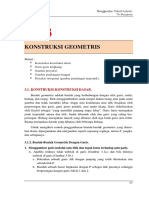 Konstruksi Geometri Bab 3 Geometris Jenis Gambar Kontruksi