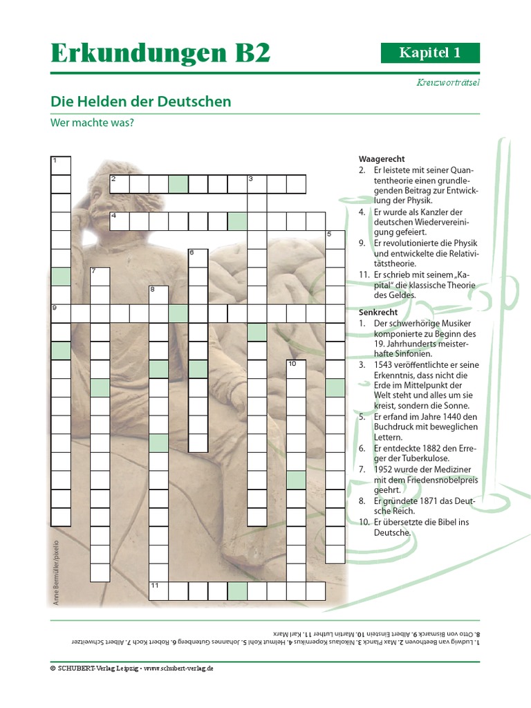 b2 Kreuzwortraetsel Helden Der Deutschen