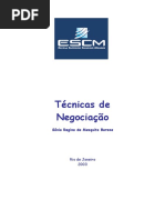 Tecnicas de Negociação