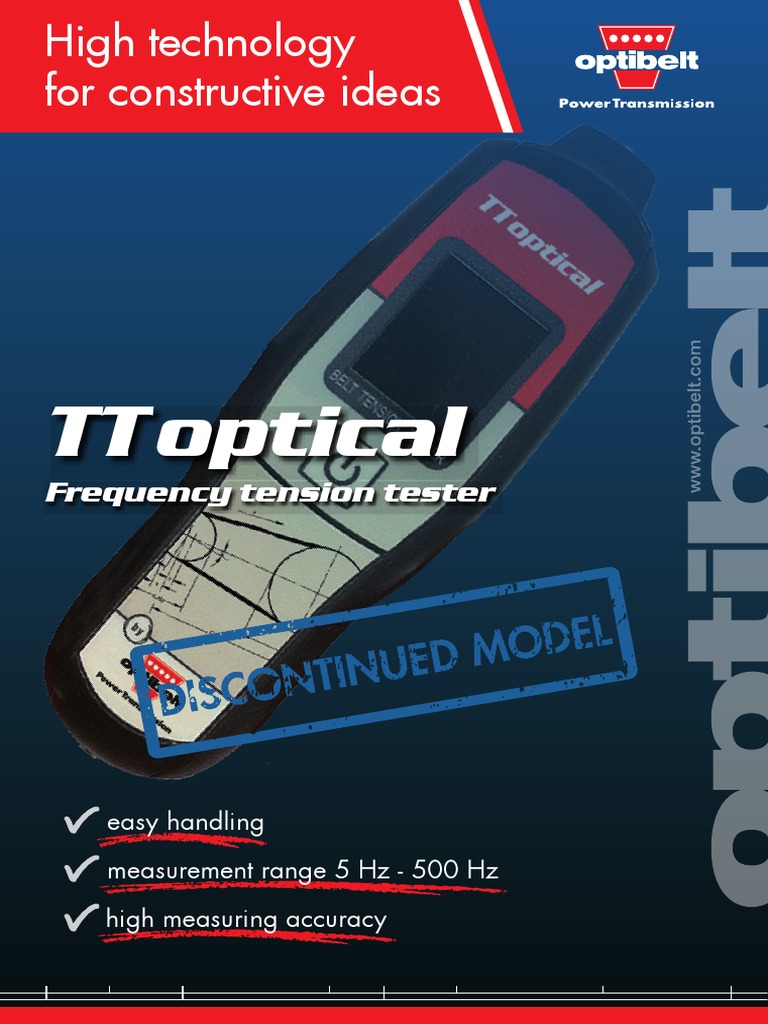 Manual Optibelt Tt Optical
