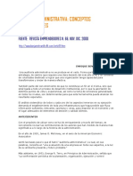 Auditoría Administrativa- Conceptos Fundamentales