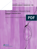 Pedagogía Social - Postitulo P. Social