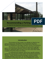 Downtown Middletown parking study 