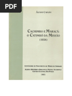 (LIVRO COMPLETO Cachimbo e Maraca o Catimbo Da Missao (1938) (Alvaro Carlini 1993)