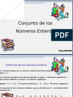 Definicion del Conjunto de Numeros Enteros