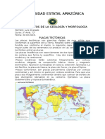 La Tierra y Placas Tectonicas  