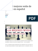Las 128 Mejores Webs de Ajedrez en Español