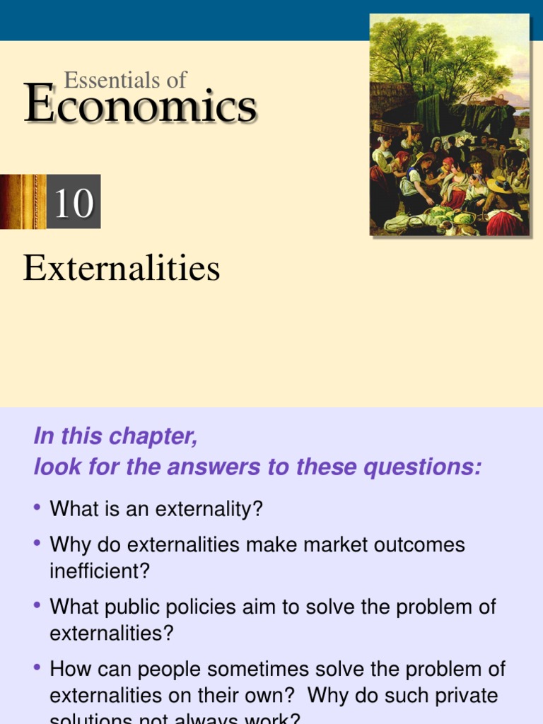 Understanding Externalities in Economics | PDF | Externality ...