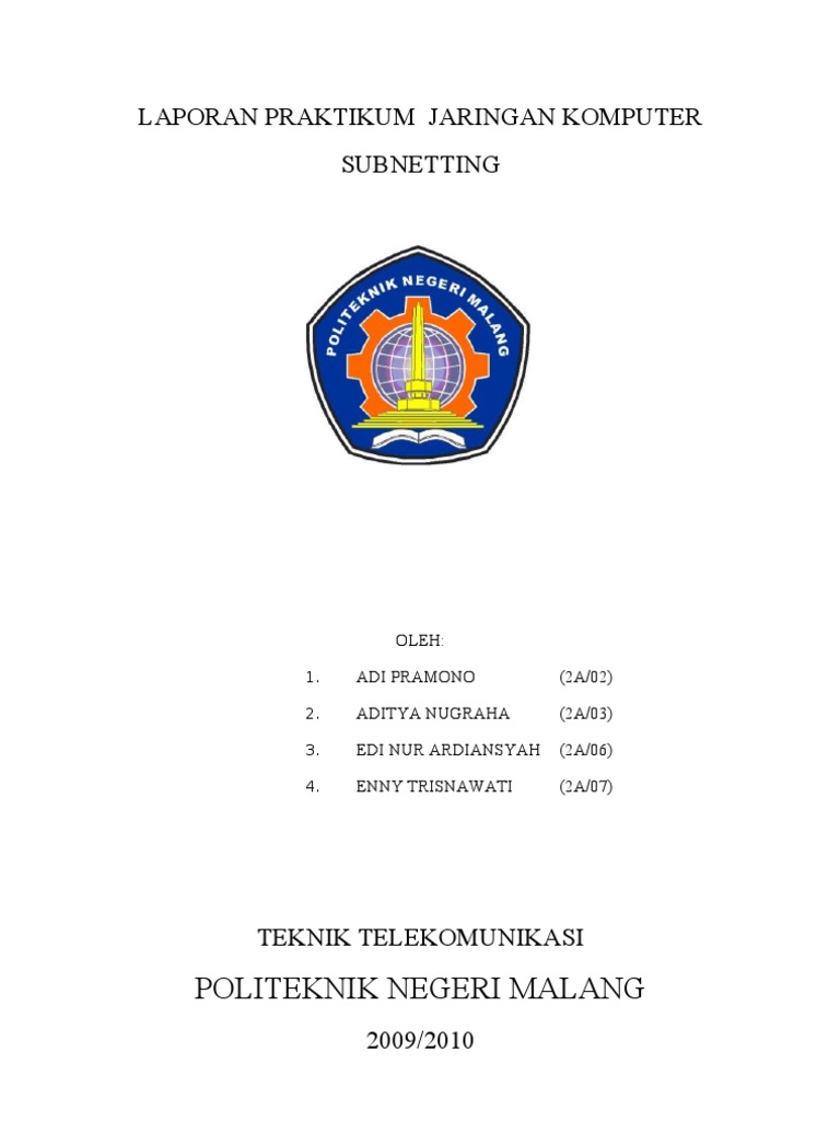 Laporan Praktikum Jaringan Komputer