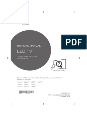 Lg650v Manual