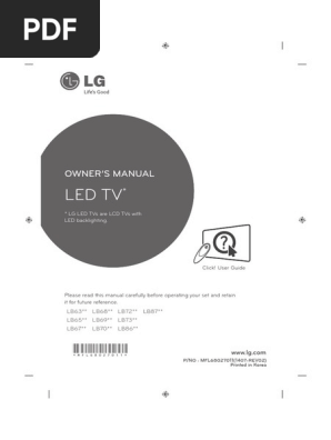 Lg650v Manual