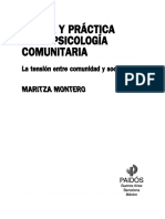 Montero Teoria y Practica - Comunitaria - Fortalecimiento PDF