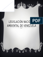 Legislación Nacional Ambiental de Venezuela