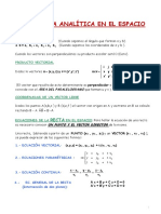 Geometría analítica en el espacio