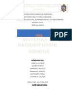 Sistemas de Radiodifusión Sonora