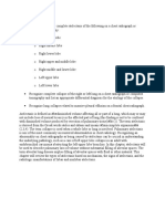 Recognize Partial or Complete Atelectasis of The Following On A Chest Radiograph or Computed Tomography